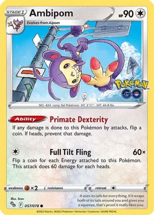 Ambipom 057/078 - Pokemon GO