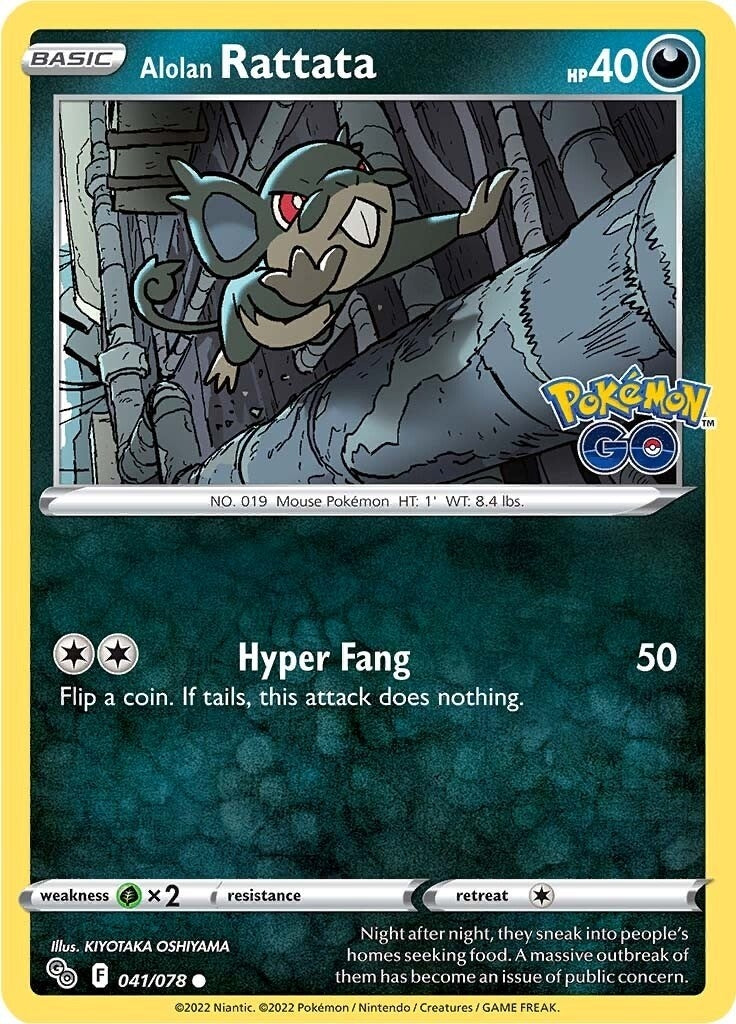 Alolan Rattata (041/078) (Pokemon GO) (PGO)