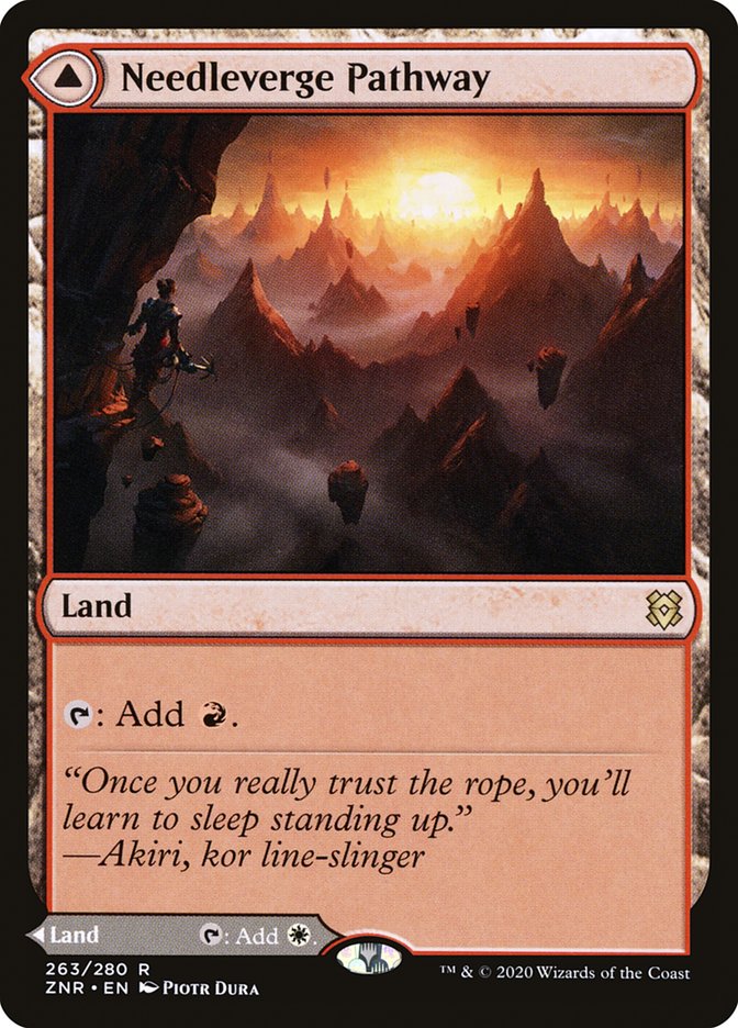 Needleverge Pathway // Pillarverge Pathway (ZNR-263) - Zendikar Rising