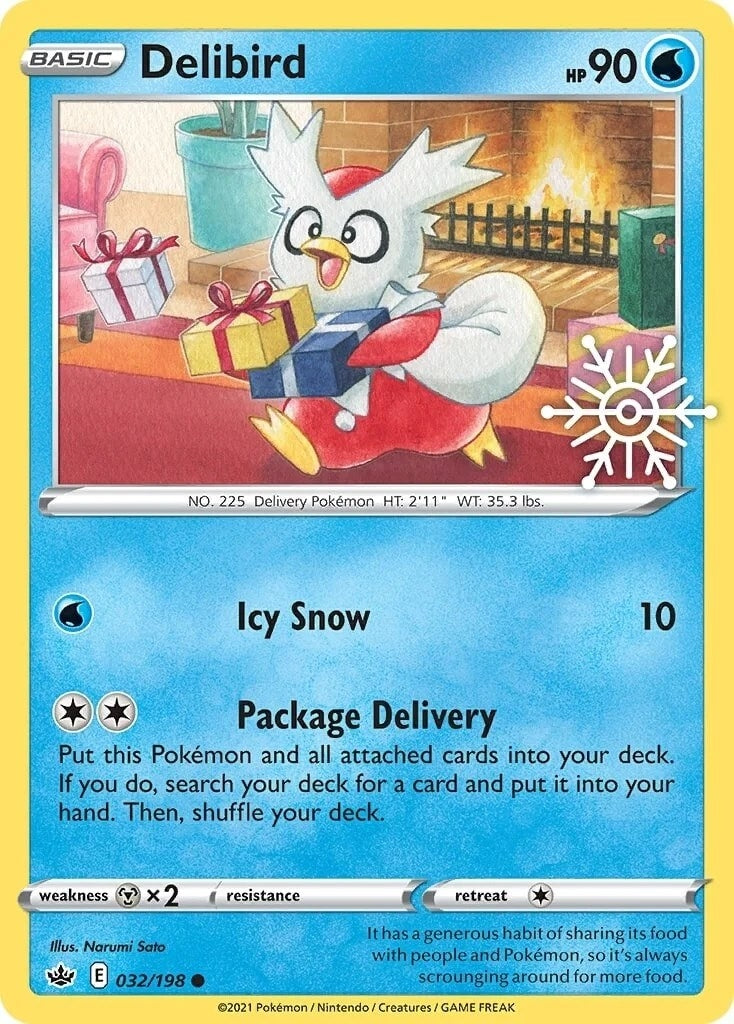 Delibird - 032/198 (Holiday Calendar) (032/198) (Miscellaneous Cards & Products) (MCAP)