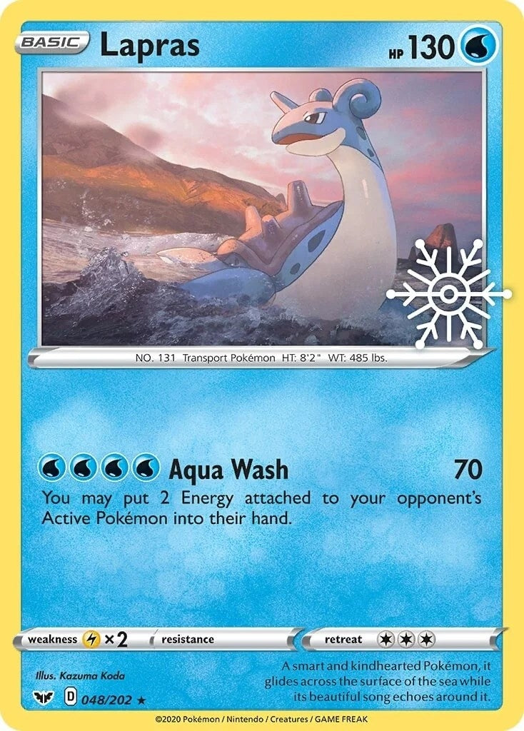 Lapras - 048/202 (Holiday Calendar) (048/202) (Miscellaneous Cards & Products) (MCAP)