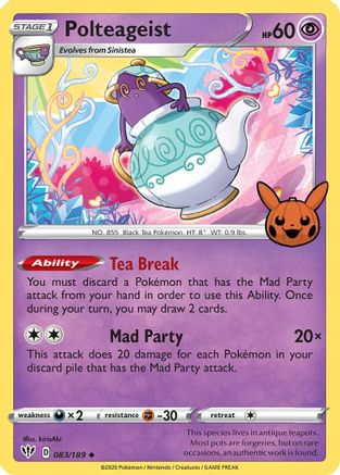 Polteageist 083/189 - Trick or Trade BOOster Bundle