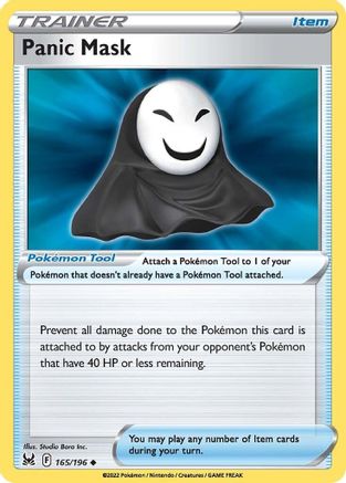 Panic Mask 165/196 - SWSH11 Lost Origin Reverse Holofoil