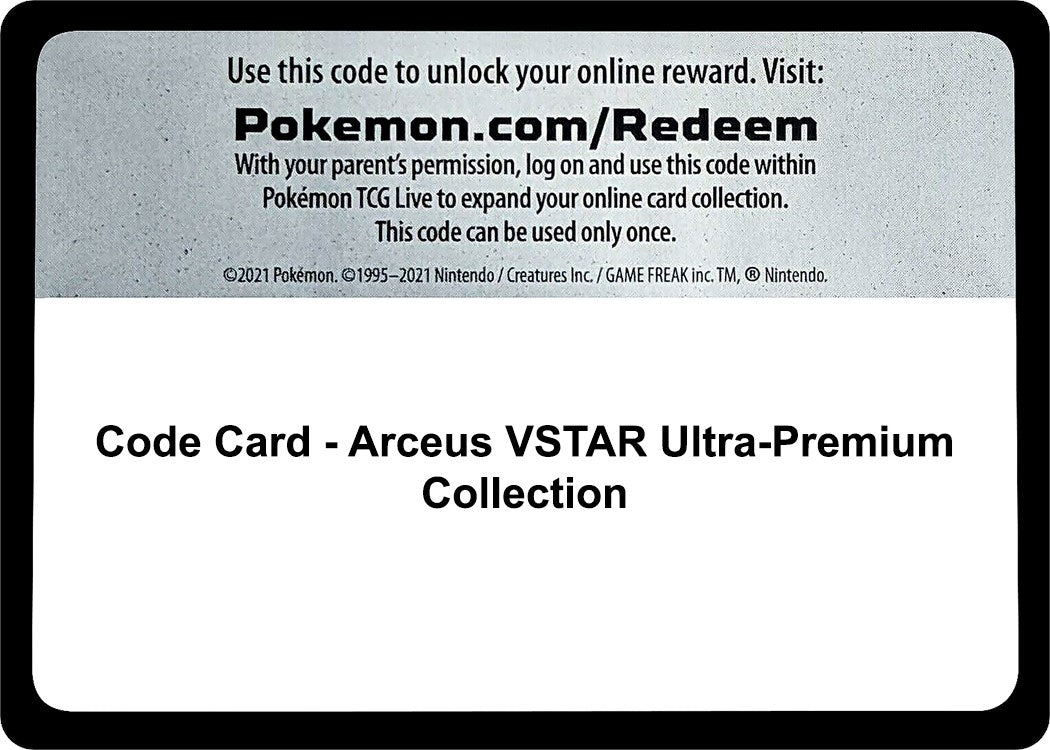 Code Card - Arceus VSTAR Ultra-Premium Collection (Miscellaneous Cards & Products) (MCAP)
