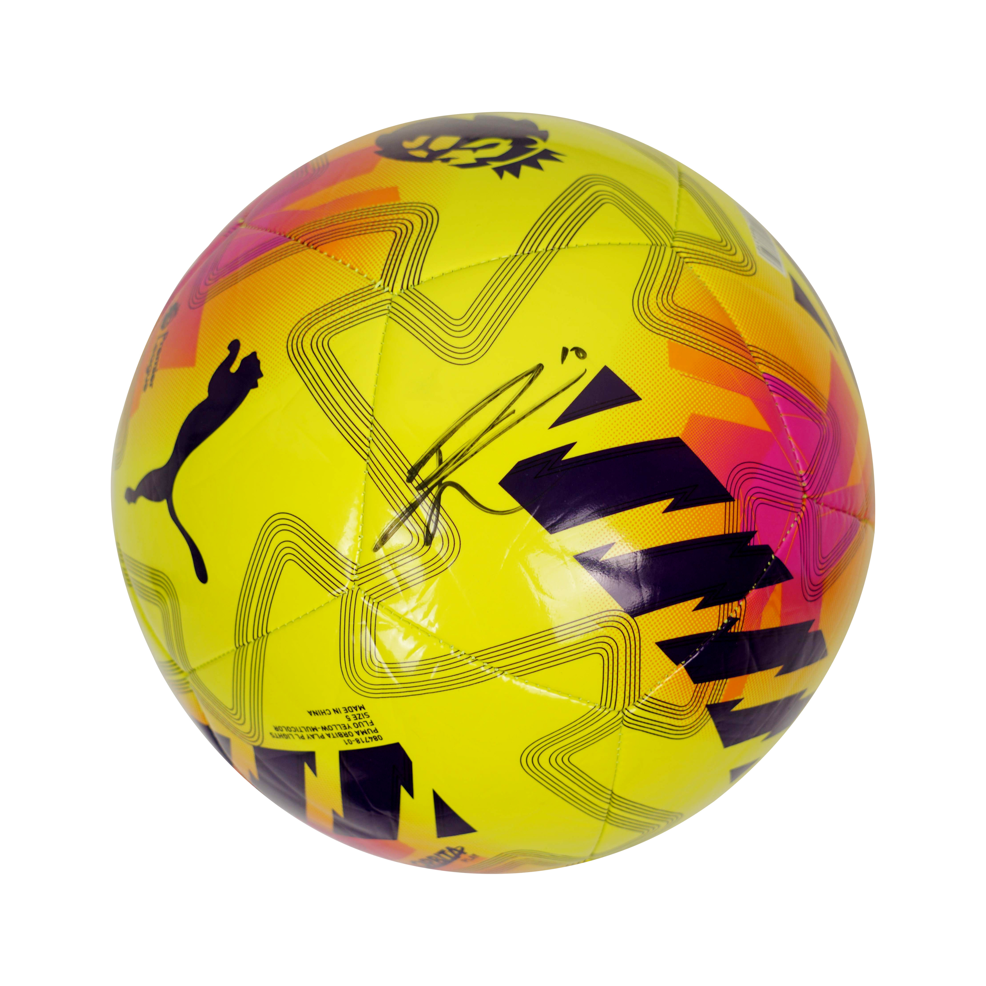 Eberechi Eze Signed Premier League Soccer Ball with Beckett COA