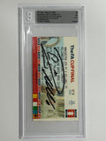 Cristiano Ronaldo Signed 2004 First FA Cup Win and Goal #2 Match Ticket - Beckett Witnessed 7