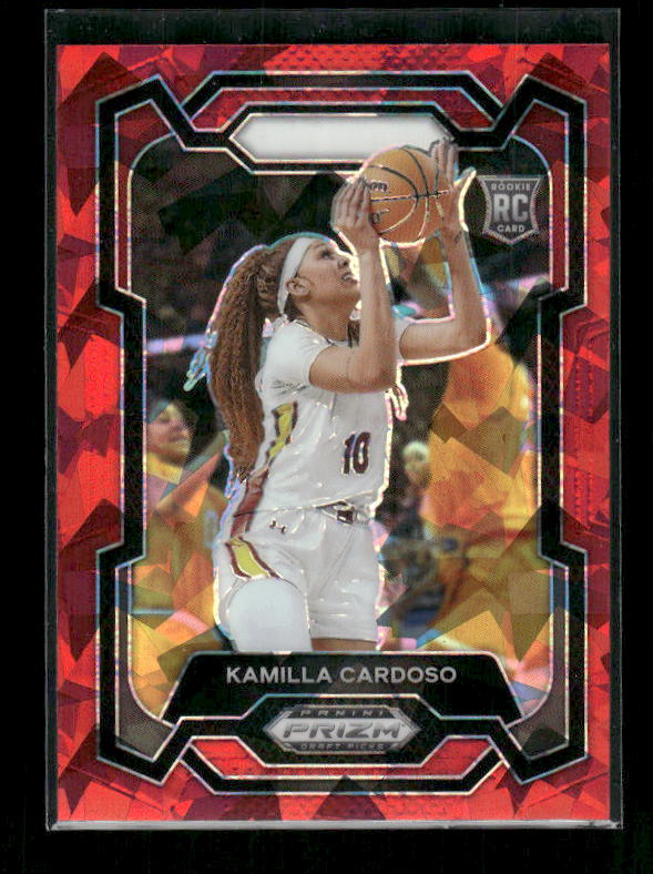 Kamilla Cardoso - 2024 Panini Prizm Draft Picks - Red Ice - Rookie