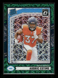 Audric Estime - 2024 Donruss Optic - Green Velocity - Rated Rookie
