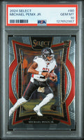 Graded 2024 Panini Select Michael Penix Jr. #80 Rookie RC Football Card PSA 10 Gem Mint