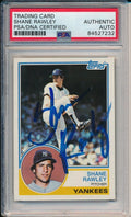 Shane Rawley Yankees Signed/Autographed 1983 TOPPS Card #592 PSA/DNA 166422