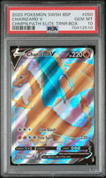 Graded 2020 PKM Swsh Black Star Promo #050 Charizard V Champion Path Elite Trainer Box Trading Card Game PSA 10 Gem Mint