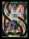 2024 Panini Select #190 Riley Moss Green & Yellow Prizm Shock