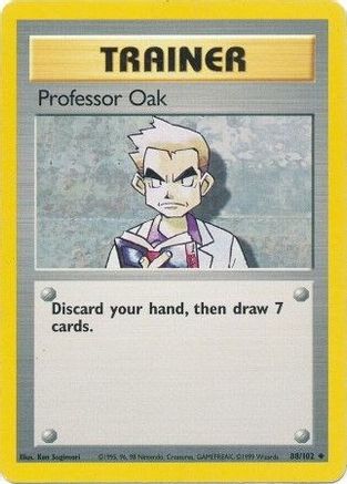 Professor Oak 088/102 - Base Set