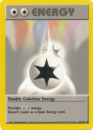 Double Colorless Energy 096/102 - Base Set