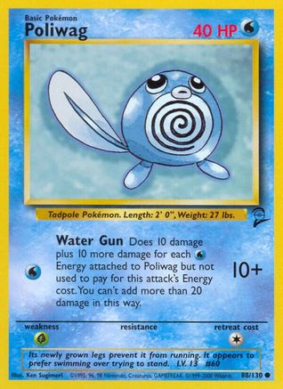 Poliwag 088/130 - Base Set 2