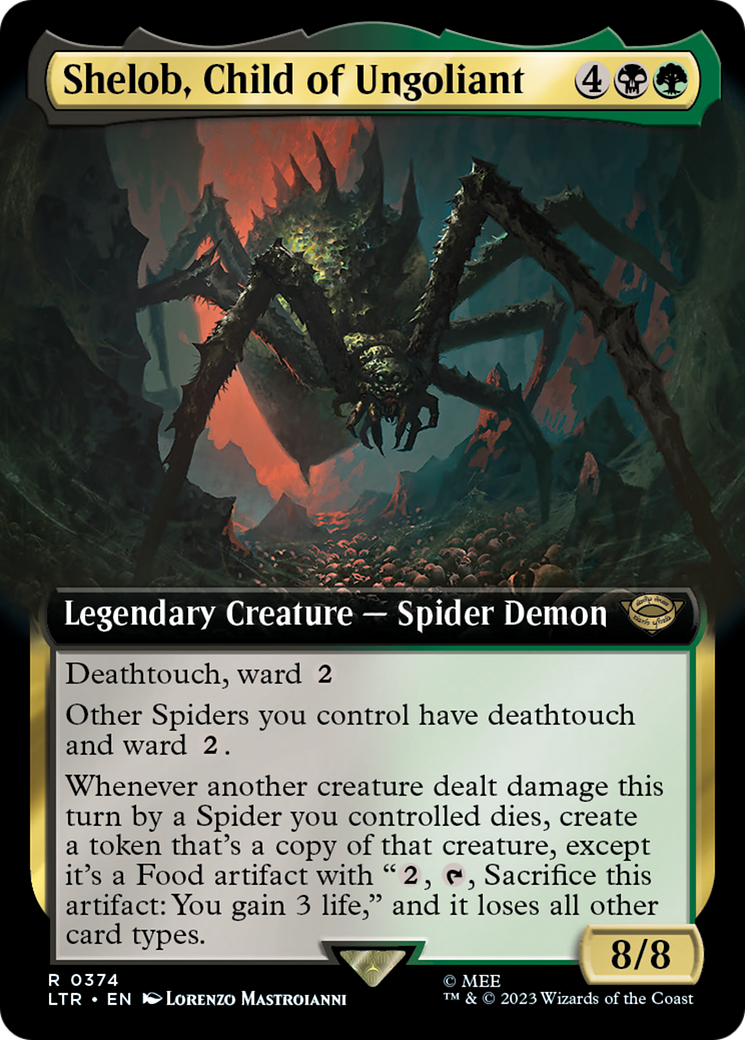 Shelob, Child of Ungoliant (LTR-374) - The Lord of the Rings: Tales of Middle-earth: (Extended Art) Foil