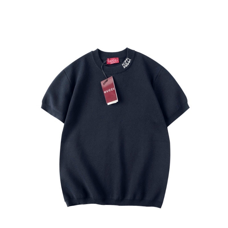 Gucci T-Shirt Without Collar 'Black'