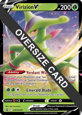 Virizion V SWSH295 - Jumbo Cards Holofoil