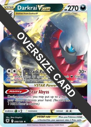 Darkrai VSTAR 099/189 - Jumbo Cards Holofoil