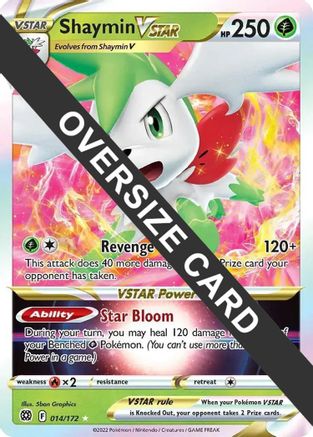 Shaymin VSTAR 014/172 - Jumbo Cards Holofoil
