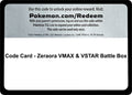 Code Card - Zeraora VMAX & VSTAR Battle Box (Miscellaneous Cards & Products) (MCAP)