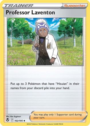 Professor Laventon 162/195 - SWSH12 Silver Tempest Reverse Holofoil