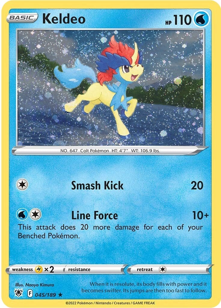 Keldeo - 045/189 (Cosmos Holo) (045/189) (Miscellaneous Cards & Products) (MCAP)