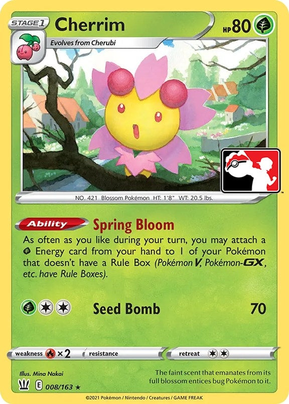 Cherrim (008/163) (Prize Pack Series Cards)