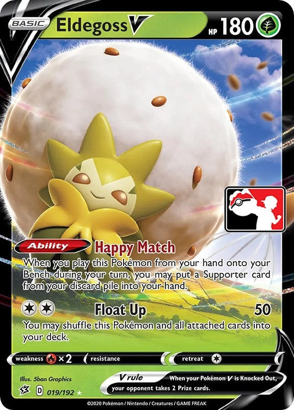 Eldegoss V (019/192) (Prize Pack Series Cards)