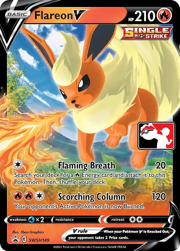 Flareon V - SWSH149 (SWSH149) (Prize Pack Series Cards)