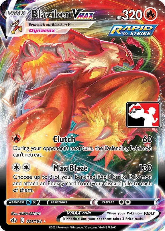 Blaziken VMAX (021/198) (Prize Pack Series Cards)