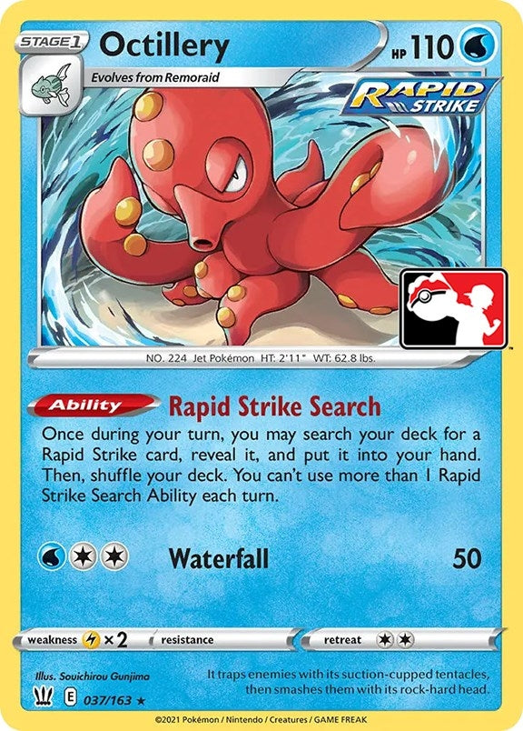 Octillery (037/163) (Prize Pack Series Cards)
