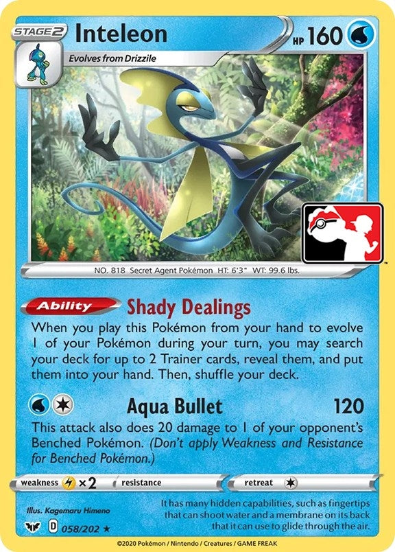 Inteleon (058/202) (Prize Pack Series Cards)