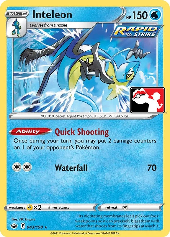 Inteleon (043/198) (Prize Pack Series Cards)