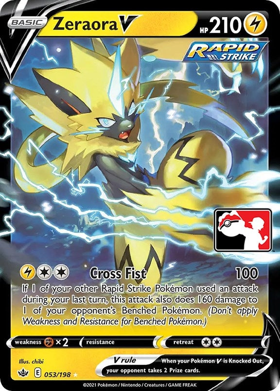 Zeraora V (053/198) (Prize Pack Series Cards)