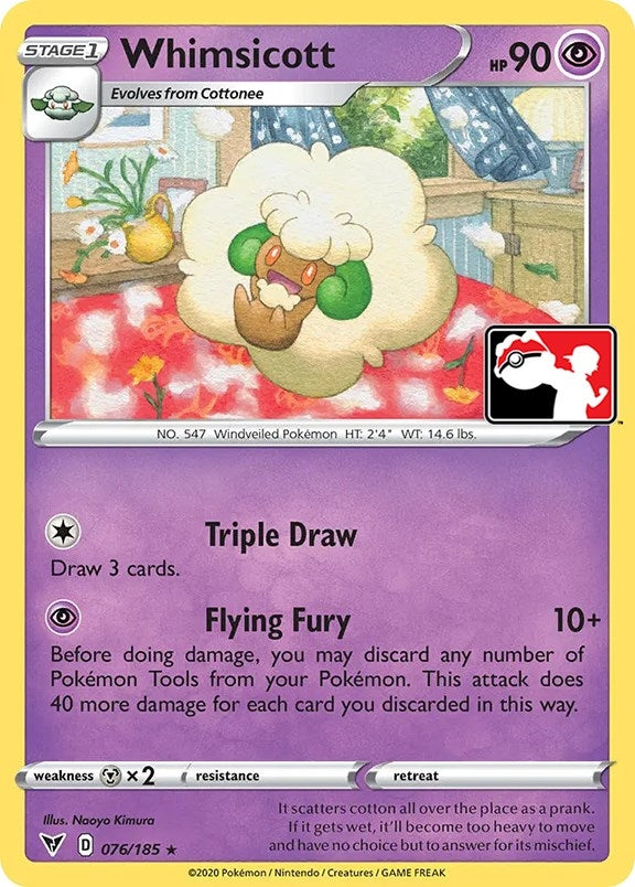 Whimsicott (076/185) (Prize Pack Series Cards)