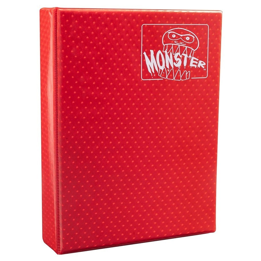 Binder - 9-Pocket Side-Loading Mega Monster - Holofoil Red (Hard Cover)