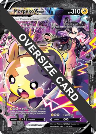 Morpeko V-Union (SWSH287-) SWSH290 - Jumbo Cards Holofoil