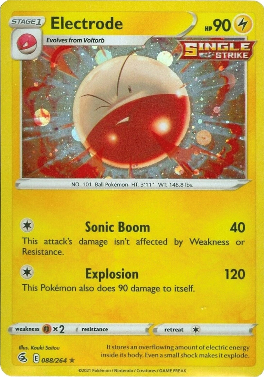 Electrode - 088/264 (Cosmos Holo) (088/264) (Miscellaneous Cards & Products) (MCAP)