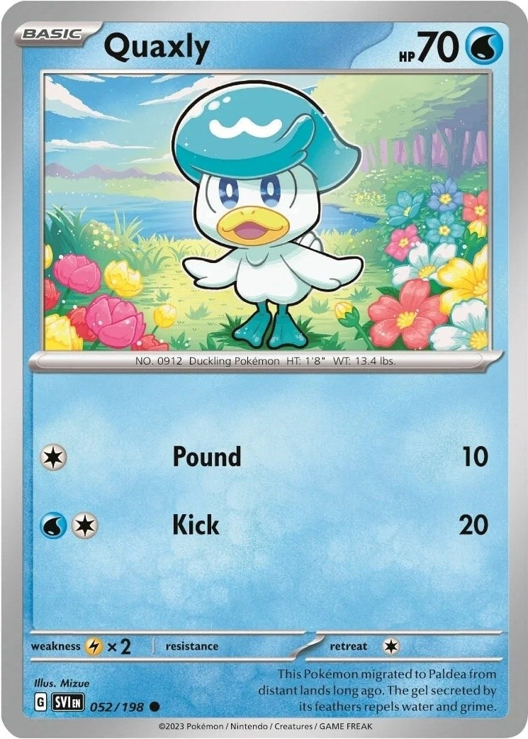 Quaxly - 052/198 (Mirage Holo) (052/198) (Miscellaneous Cards & Products) (MCAP)