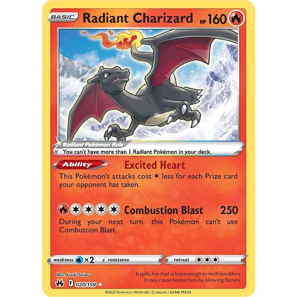 Radiant Charizard (020/159) (SWSH: Crown Zenith)