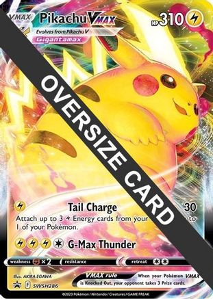 Pikachu VMAX SWSH286 - Jumbo Cards Holofoil