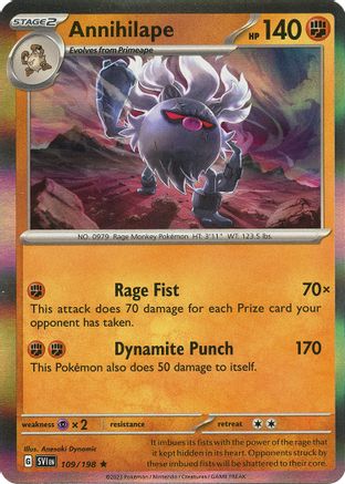 Annihilape 109/198 - SV01 Scarlet & Violet Base Set Holofoil