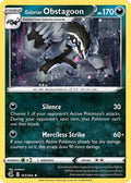 Galarian Obstagoon (Cosmos Holo) 161/264 - Miscellaneous Cards & Products Holofoil