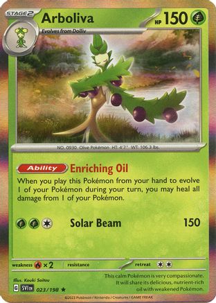 Arboliva 023/198 - SV01 Scarlet & Violet Base Set Holofoil