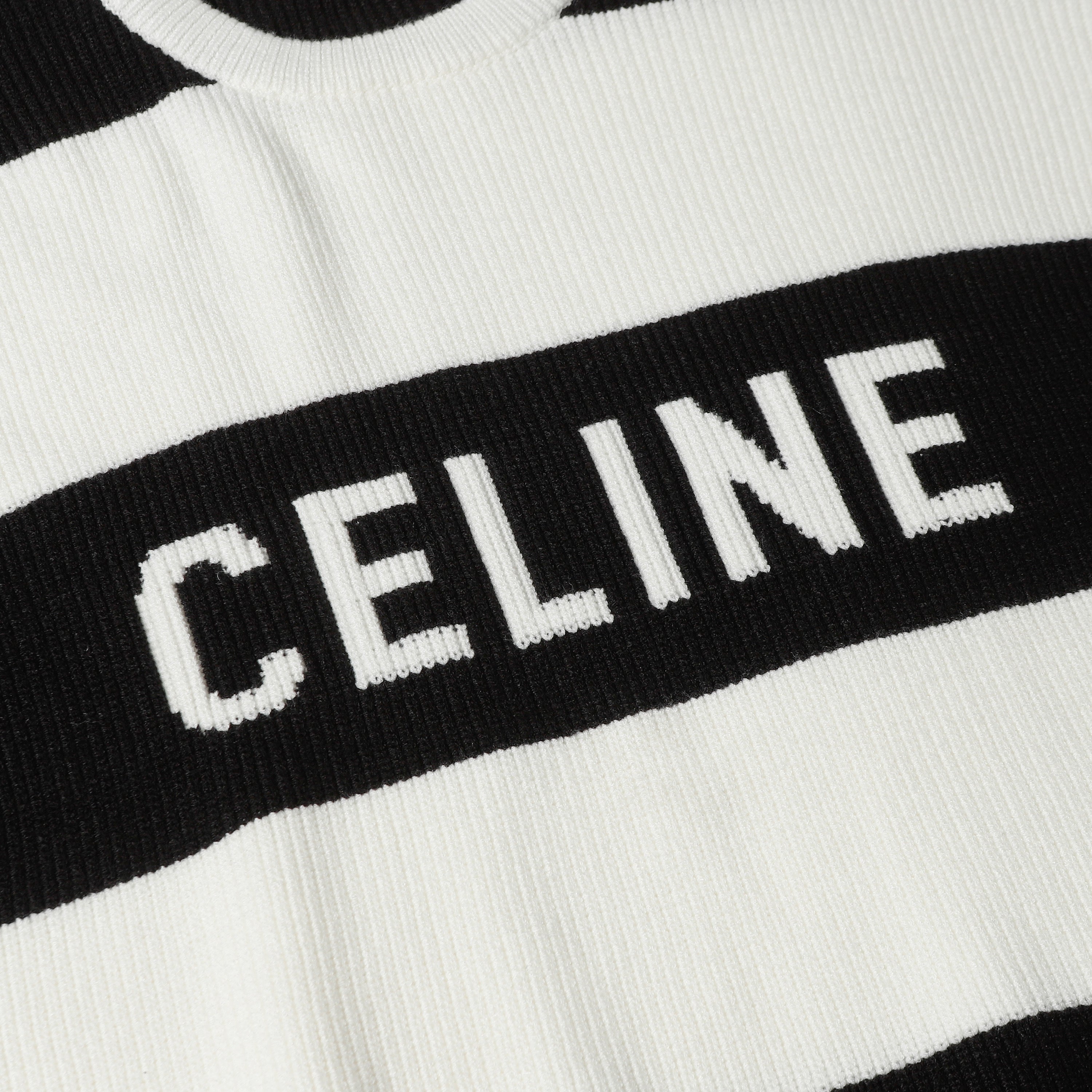 CELINE Large Silhouette Striped Sweater