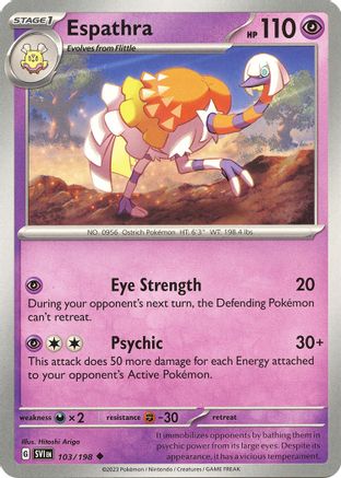 Espathra 103/198 - SV01 Scarlet & Violet Base Set Reverse Holofoil
