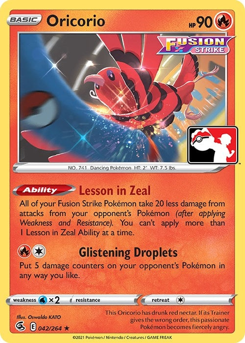 Oricorio (042/264) (Prize Pack Series Cards)