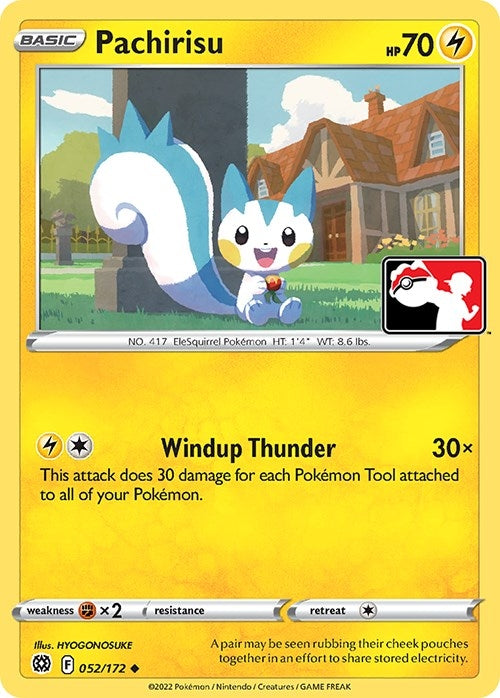 Pachirisu (052/172) (Prize Pack Series Cards)