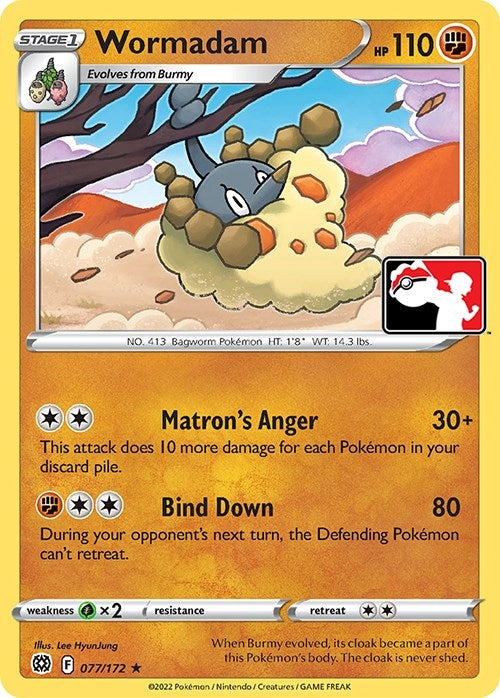 Wormadam (077/172) (Prize Pack Series Cards)
